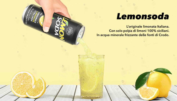 lemonsoda - letni italska limonada s citronem